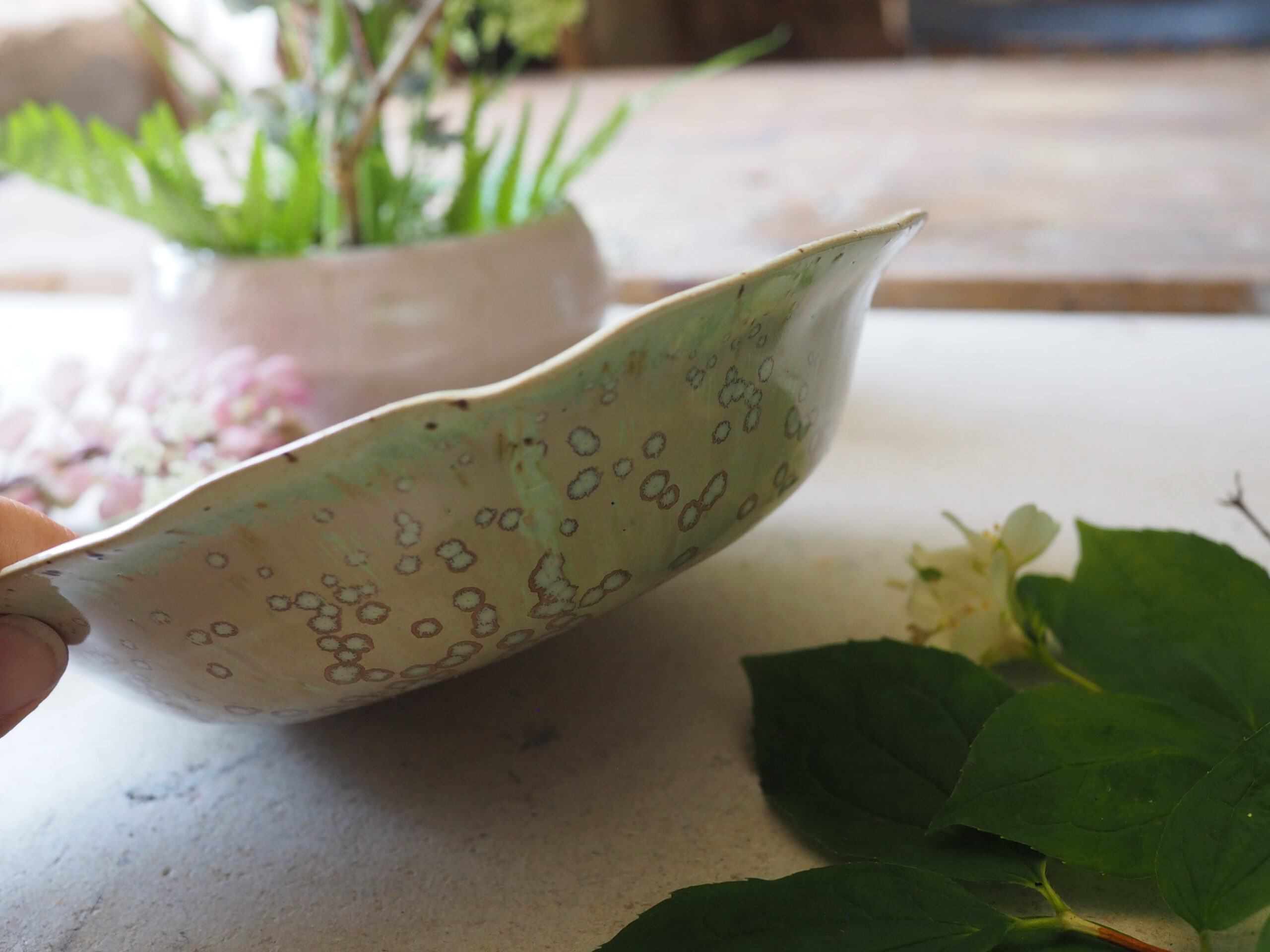 Ikebana Schale - organic crystal – Bild 4